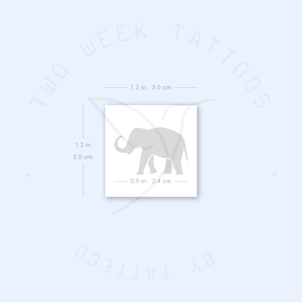 Lucky Elephant Semi-Permanent Tattoo - Set of 2