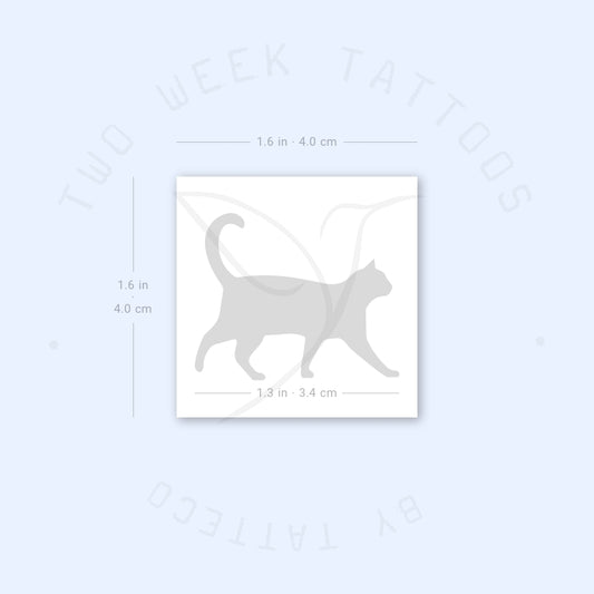 Walking Cat Semi-Permanent Tattoo - Set of 2