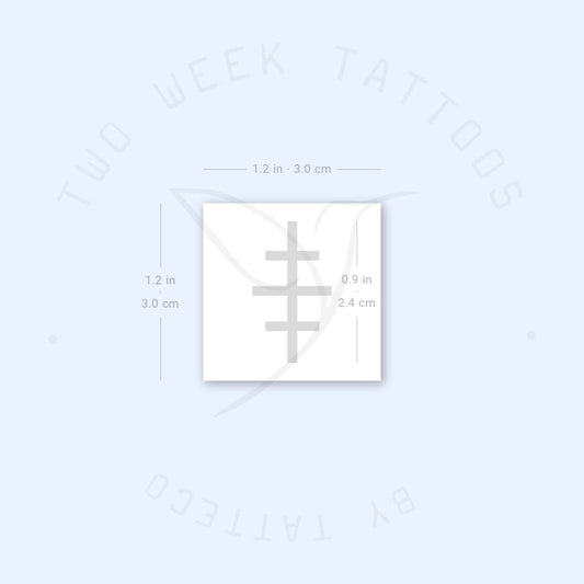 Tatuaje semipermanente de la cruz de Salem (juego de 2)