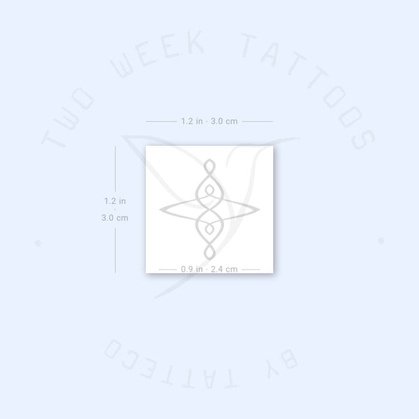 Symmetric Family Symbol Semi-Permanent Tattoo - Set of 2