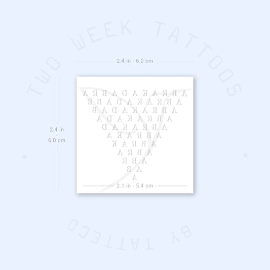 Tatuaje semipermanente Abrakadabra - Juego de 2