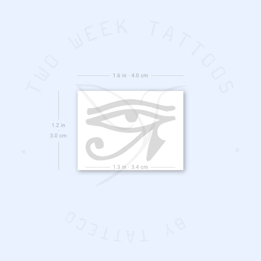 Tatuaje semipermanente del Ojo de Horus (juego de 2)