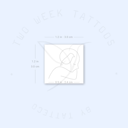Featherhead Semi-Permanent Tattoo - Set of 2
