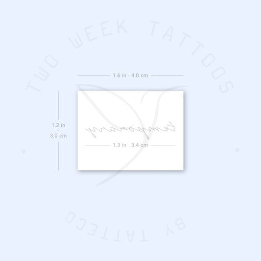 Tatuaje temporal semipermanente - Juego de 2