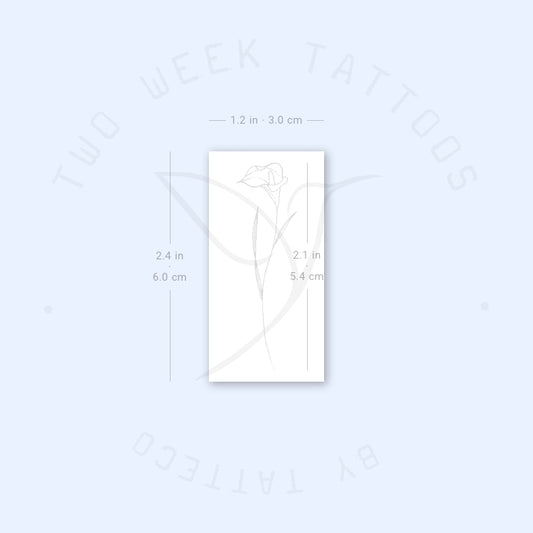 Calla Semi-Permanent Tattoo - Set of 2