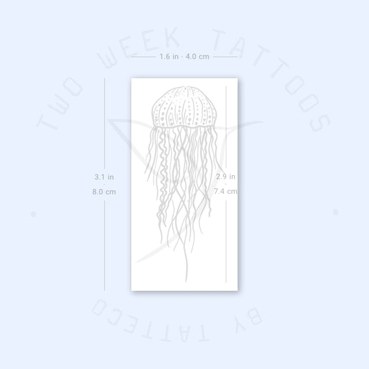 Jellyfish Semi-Permanent Tattoo - Set of 2