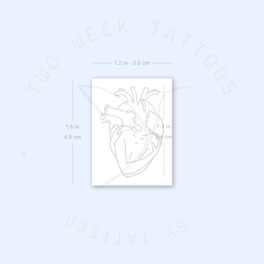 Heart Hug Semi-Permanent Tattoo - Set of 2