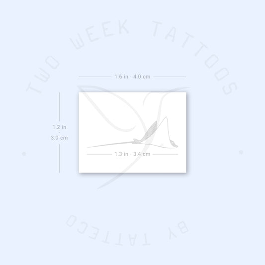 Spotted Eagle Ray Semi-Permanent Tattoo - Set of 2