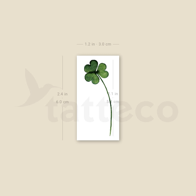 Clover By Ann Lilya Temporary Tattoo - Set of 3