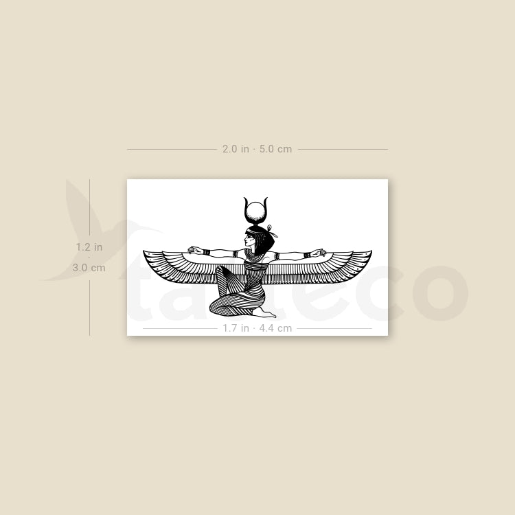 Small Isis Temporary Tattoo - Set of 3