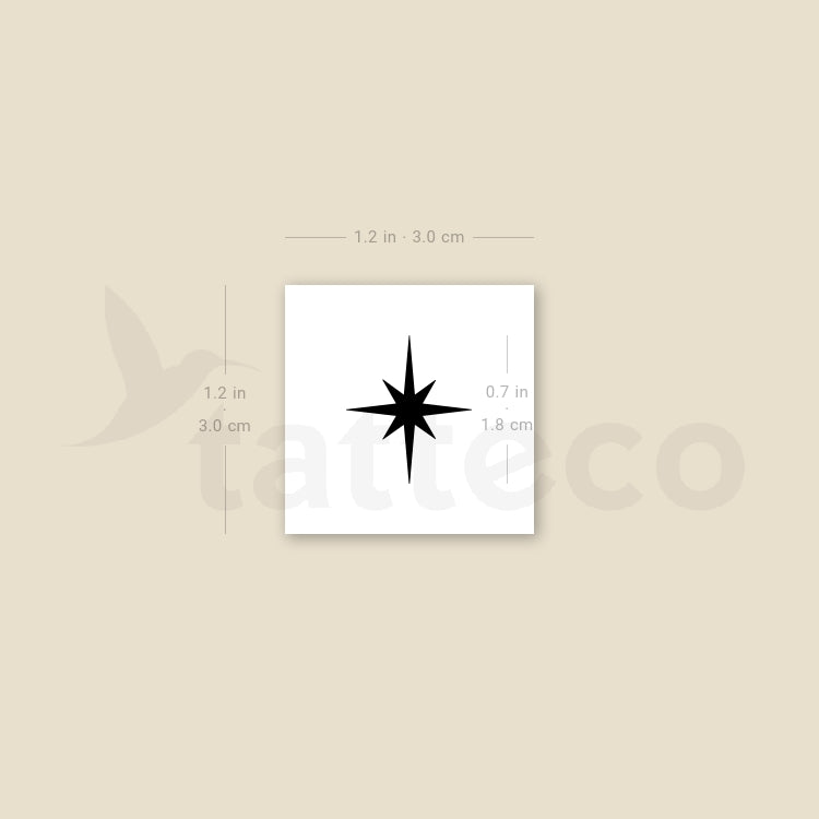 Polaris Temporary Tattoo - Set of 3
