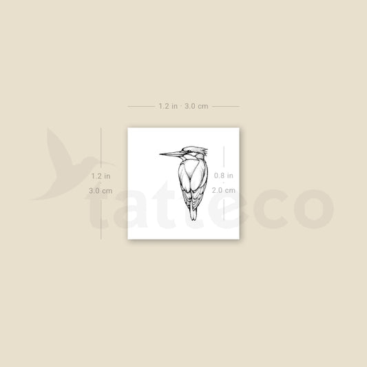 Kingfisher Temporary Tattoo - Set of 3