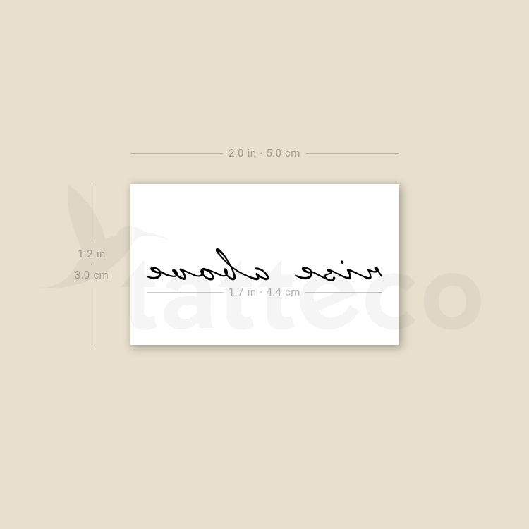 Rise Above Temporary Tattoo - Set of 3