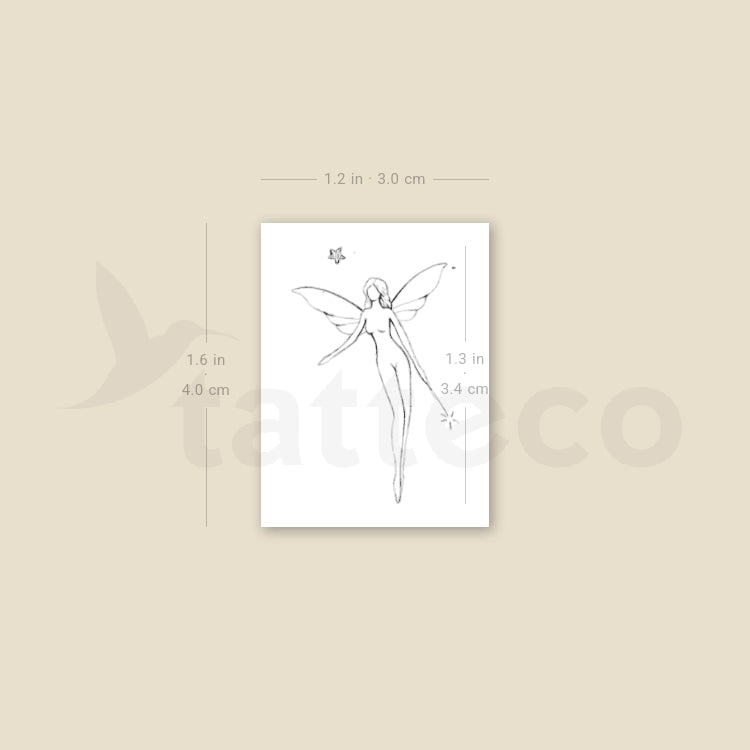 Fairy By Stefano Mazza Temporary Tattoo - Set of 3