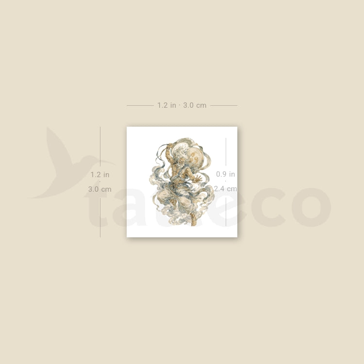 Fujin Temporary Tattoo - Set of 3