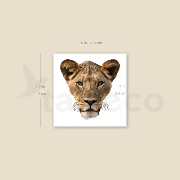 Lioness Temporary Tattoo - Set of 3