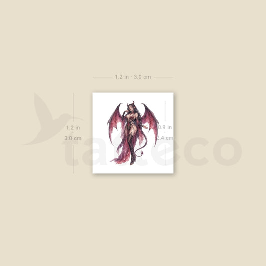 Succubus Temporary Tattoo - Set of 3