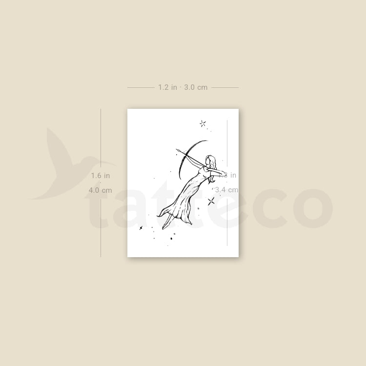 Archer By Stefano Mazza Temporary Tattoo - Set of 3