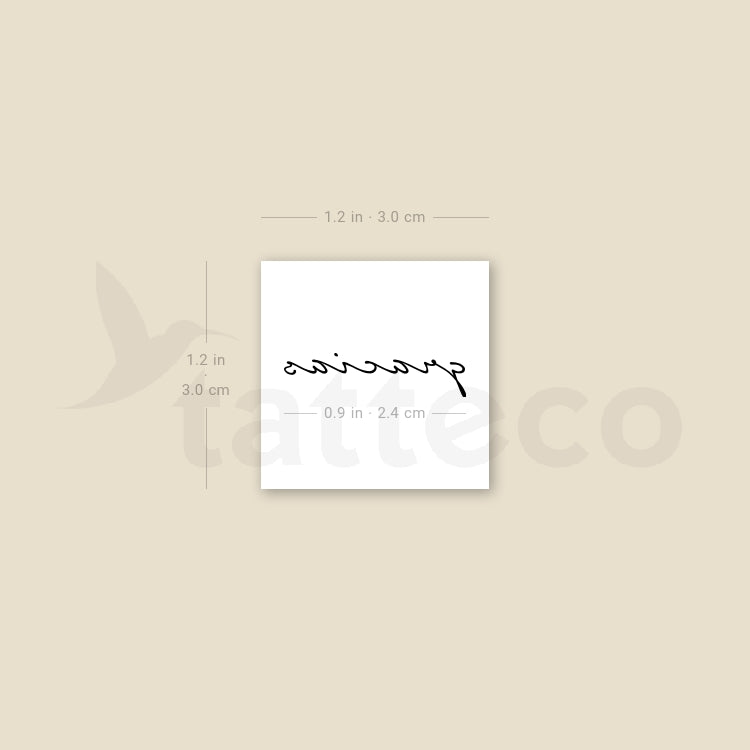 Gracias Temporary Tattoo - Set of 3