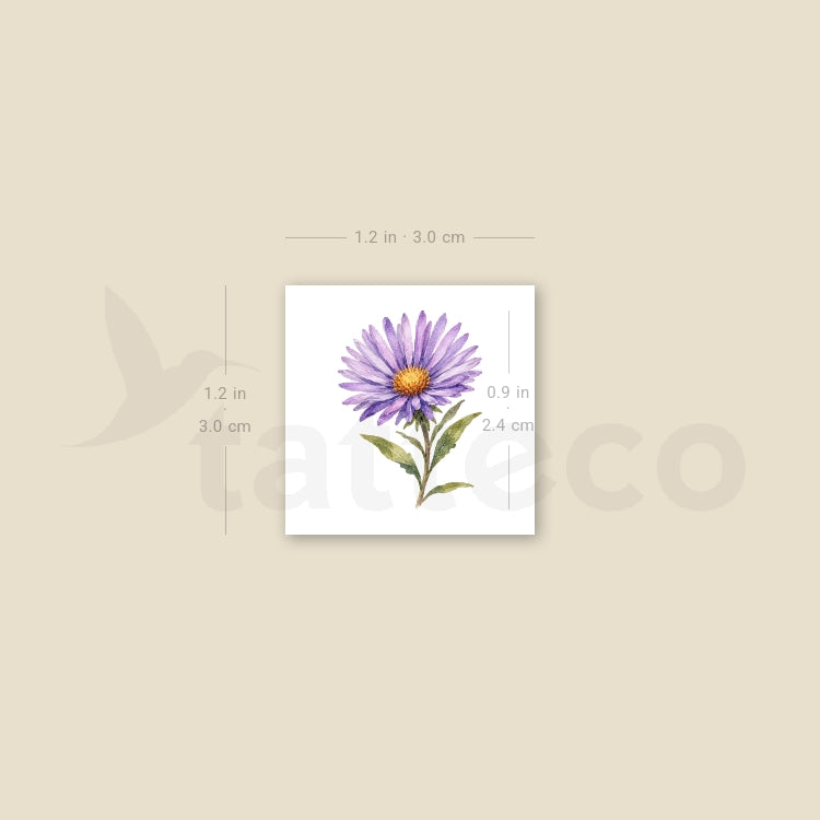 Aster Temporary Tattoo - Set of 3
