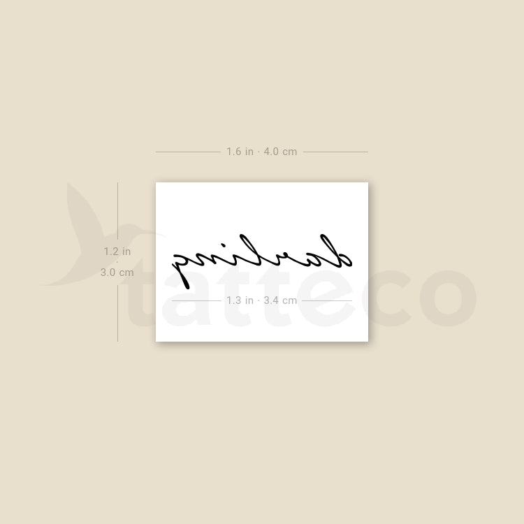 Darling Temporary Tattoo - Set of 3
