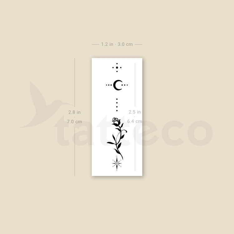 Tatuaje temporal de adorno para el dedo (juego de 3)