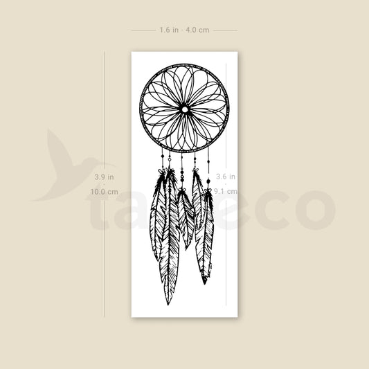 Tatuaje temporal de atrapasueños - Juego de 3