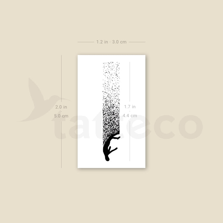 Tatuaje temporal de otoño - Juego de 3