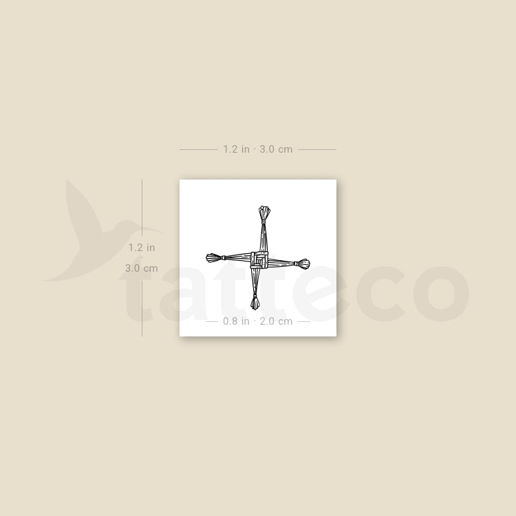 Brigid's Cross Temporary Tattoo - Set of 3