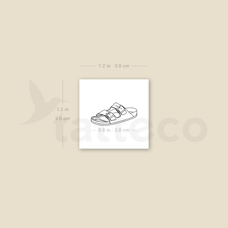 Arizona Sandals Temporary Tattoo - Set of 3