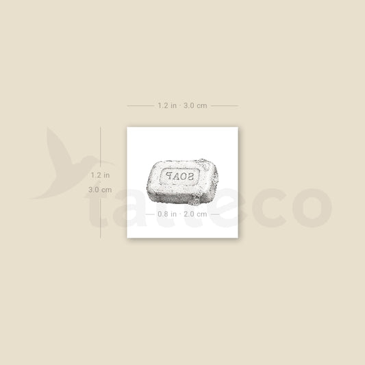 Soap Temporary Tattoo - Set of 3