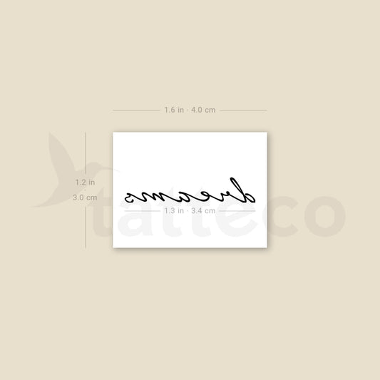 Dreams Temporary Tattoo - Set of 3