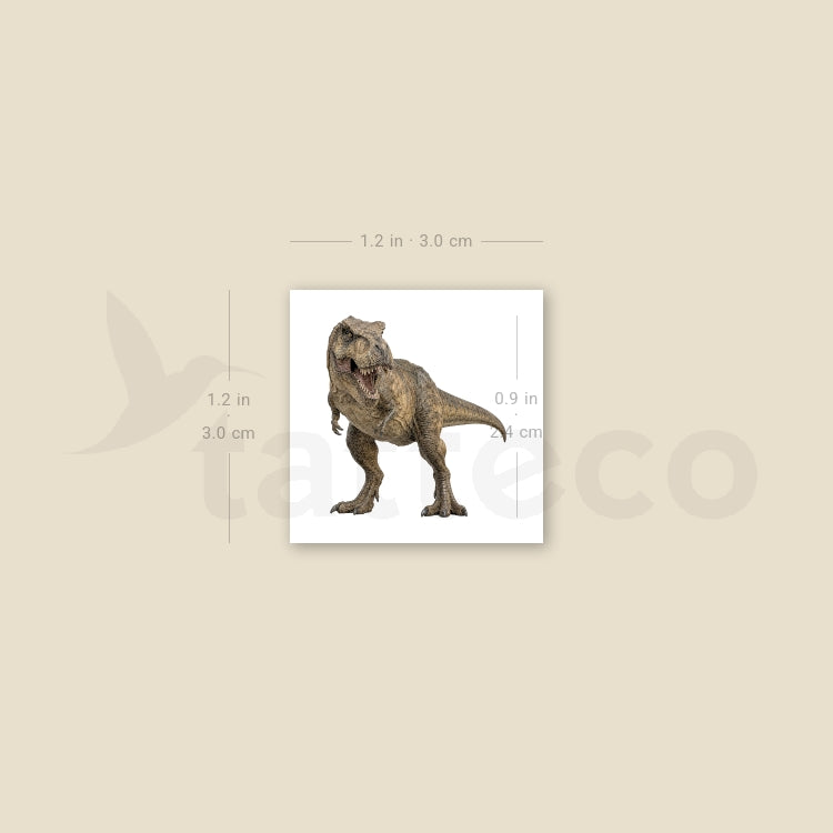 Tyrannosaurus Temporary Tattoo - Set of 3