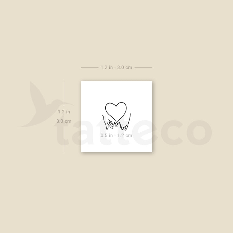 Little Pinky Swear Temporary Tattoo - Set of 3