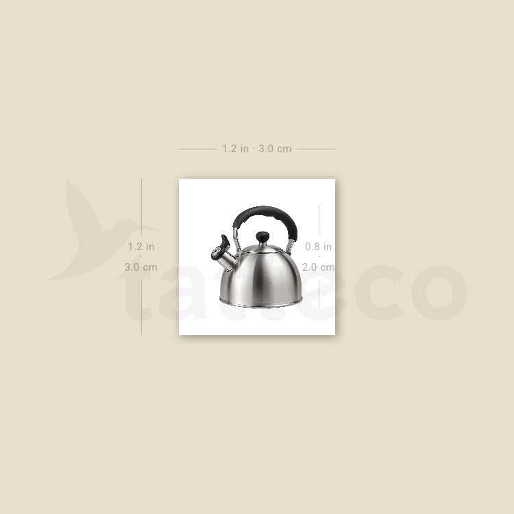 Kettle Temporary Tattoo - Set of 3