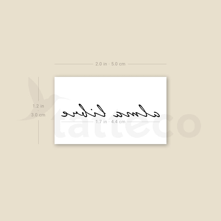 Alma Libre Temporary Tattoo - Set of 3