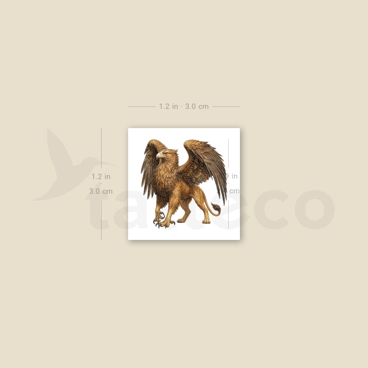 Griffin Temporary Tattoo - Set of 3