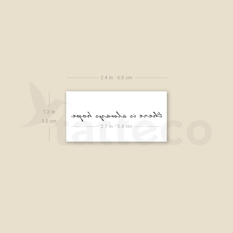 There Is Always Hope Temporary Tattoo - Set of 3