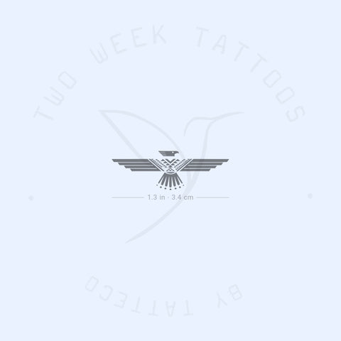 Small Thunderbird Semi-Permanent Tattoo - Set of 2