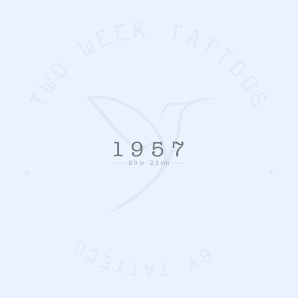 1957 Semi-Permanent Tattoo - Set of 2