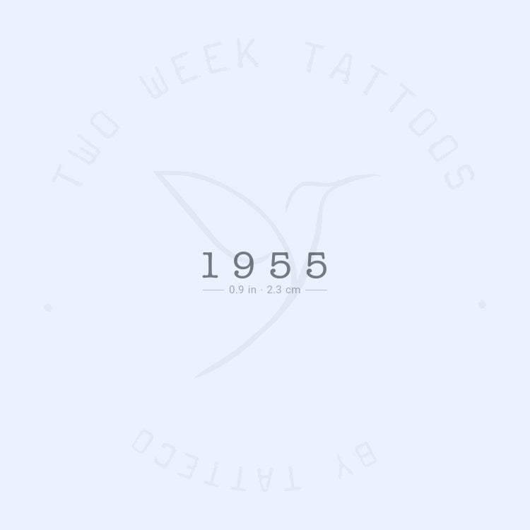1955 Semi-Permanent Tattoo - Set of 2