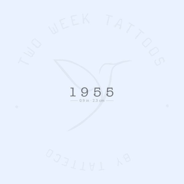 1955 Semi-Permanent Tattoo - Set of 2