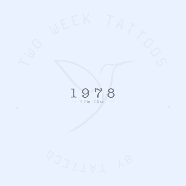 1978 Semi-Permanent Tattoo - Set of 2