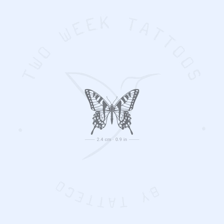 Monarch Butterfly Semi-Permanent Tattoo - Set of 2