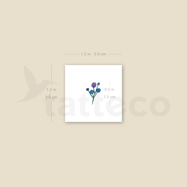 Wild Berries Temporary Tattoo - Set of 3