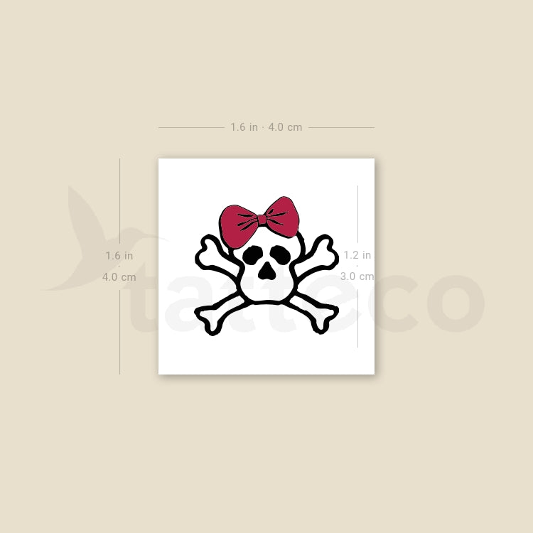 Tatuaje temporal de calavera de Rihanna (juego de 3)