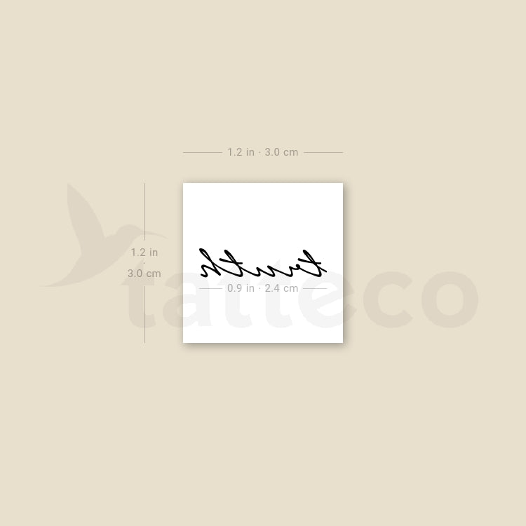 'Truth' Temporary Tattoo - Set of 3