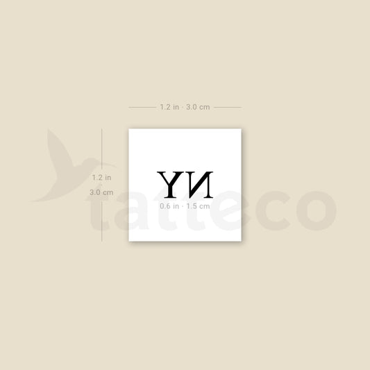 NY Temporary Tattoo - Set of 3