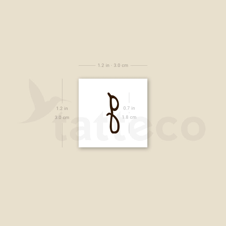 Tatuaje temporal de letra manuscrita de Selena G (juego de 3)