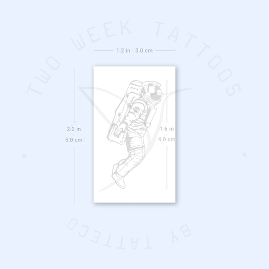 Cosmonaut Semi-Permanent Tattoo - Set of 2